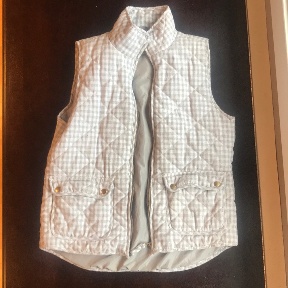 Plaid vest
